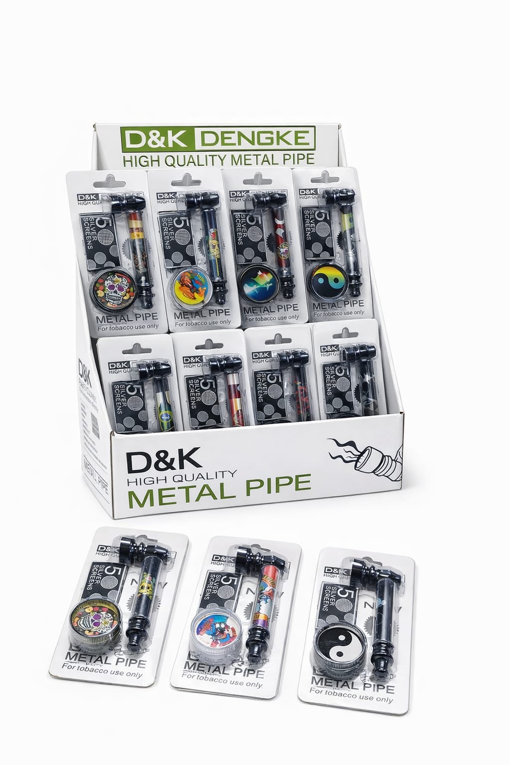 D&K Metallpfeife im Blister